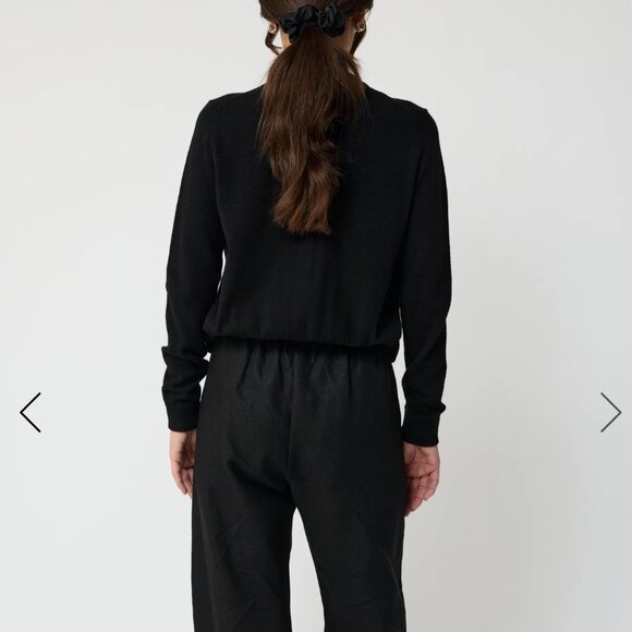 Almina Concept Classic Crew Wool Cardigan - Picture 5 of 10